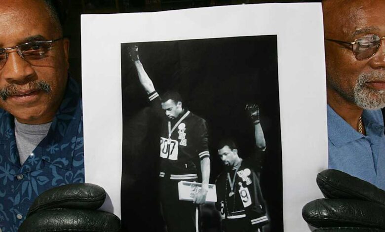 Why Black American Athletes Raised Their Fists at the 1968 Olympics Why Black American Athletes Raised Their Fists at the 1968 Olympics