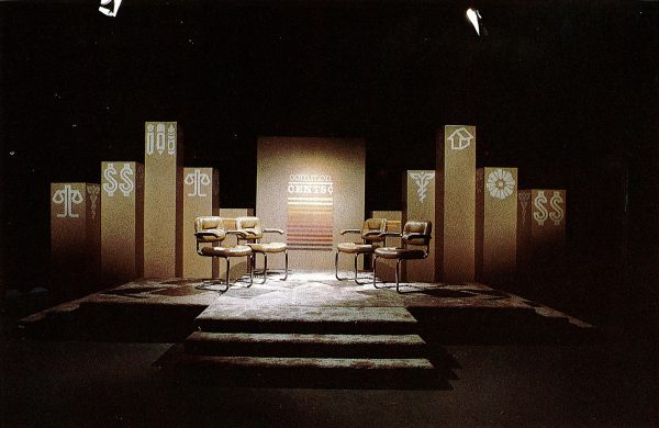 blacks television set