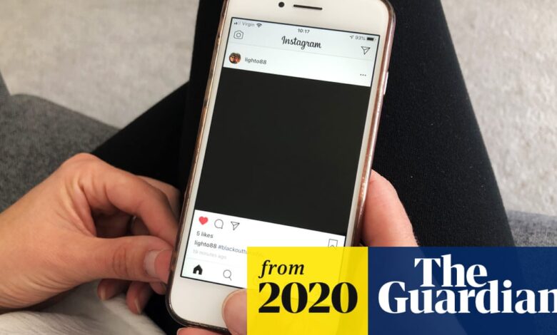 Blackout Tuesday: black squares dominate social media and spark debate | Black Lives Matter movement Blackout Tuesday: black squares dominate social media and spark debate | Black Lives Matter movement