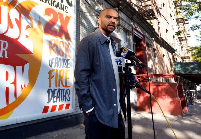 Jason DeCrow/Invision/AP Jesse Williams in the Bronx in October 2022