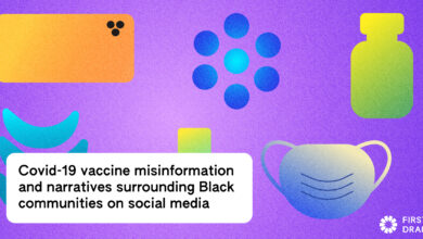Covid-19 vaccine misinformation and narratives surrounding Black communities on social media