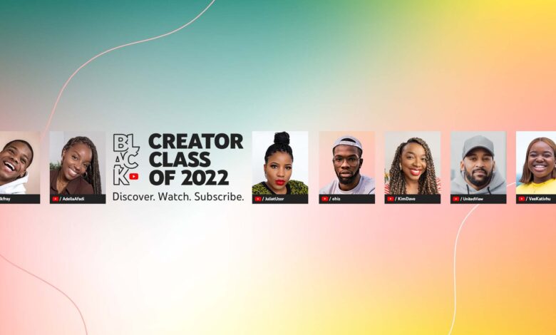 Meet the UK’s #YouTubeBlackVoices Creator Class of 2022 Meet the UK’s #YouTubeBlackVoices Creator Class of 2022