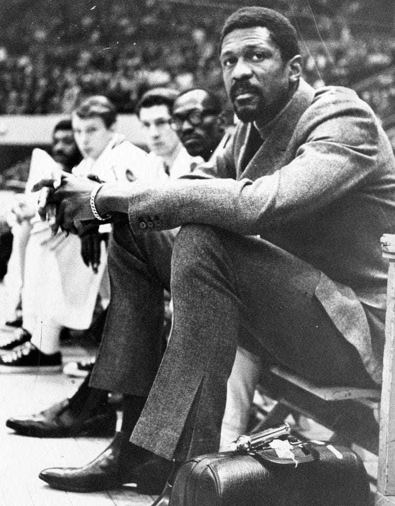 boston celtics player coach bill russell