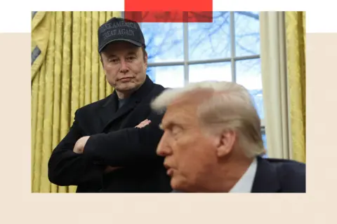 Reuters Elon Musk listens to U.S. President Donald Trump speak in the Oval Office of the White House