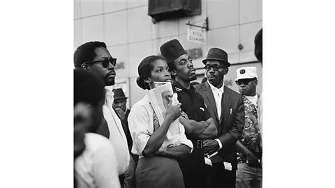 Courtesy of the artist and Philip Martin Gallery, LA Marcus Garvey Day parade, Harlem, 1967, by Kwame Brathwaite (Credit: Courtesy of the artist and Philip Martin Gallery, LA)