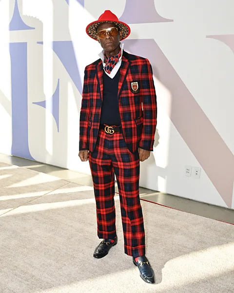 Getty Images Dapper Dan was a lead proponent of logomania in hip hop's early days – now he has a more official association with brands, including Gucci (Credit: Getty Images)