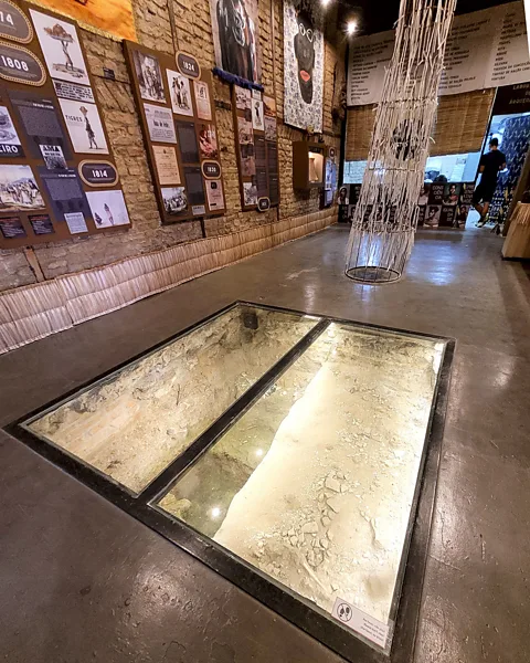 Thiago Lara/Riotur At the Memorial of the New Blacks, visitors can see a pit containing the bones of enslaved Africans (Credit: Thiago Lara/Riotur)