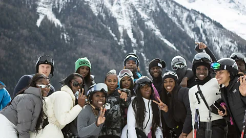 Soft Life Ski Soft Like Ski aims to bring "Afro-Caribbean culture and vibes to the slopes" (Credit: Soft Life Ski)