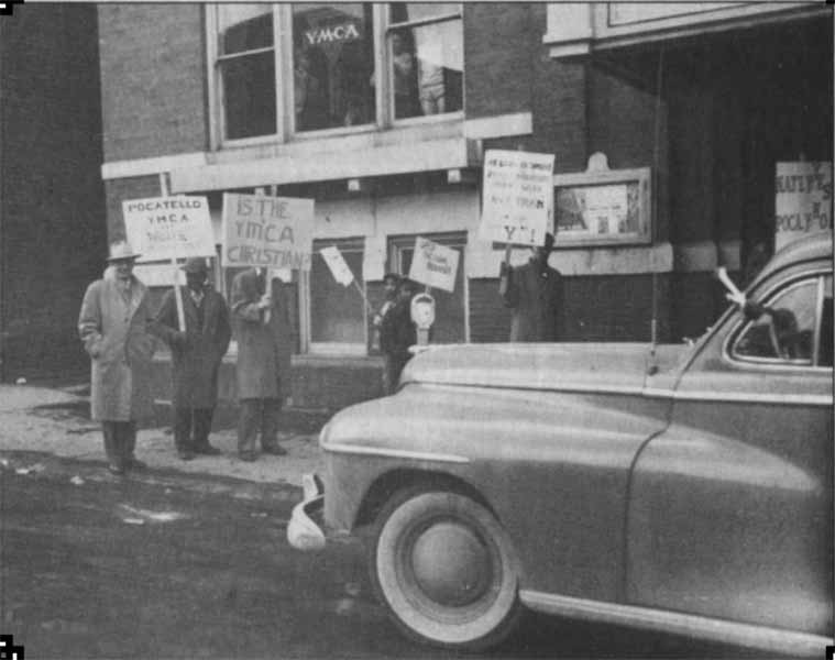 ymca picketers