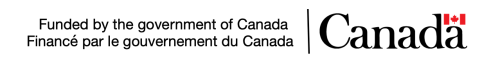 A graphic that says Funded by Canada