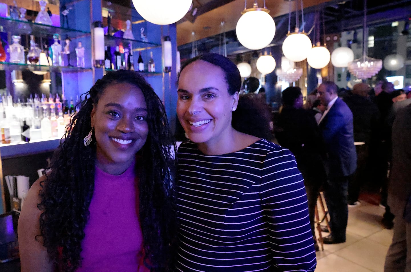 Tracy Skelly (left) and Theresa Williamson of the Little Cocoa Bean Co.
