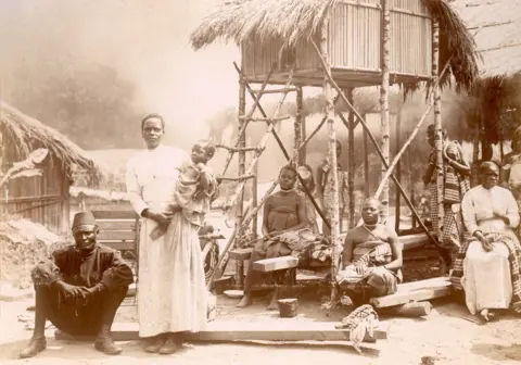 RMCA Tervuren; A. Gautier, 1897 Congolese people were forced to be human exhibits in a "zoo" in Belgium in 1897